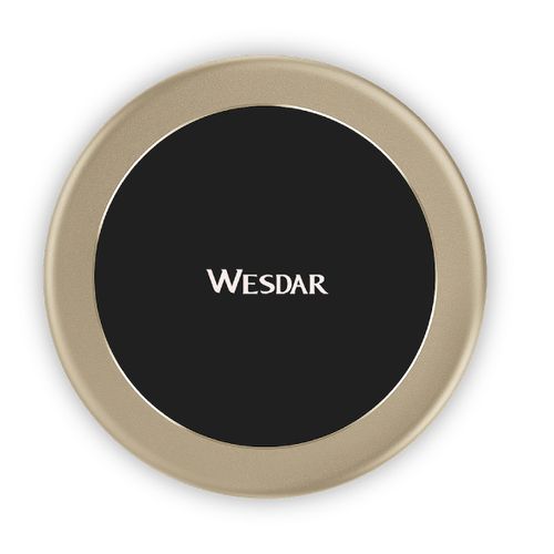מטען אלחוטי עגול אלומיניום דק Wesdar WX2