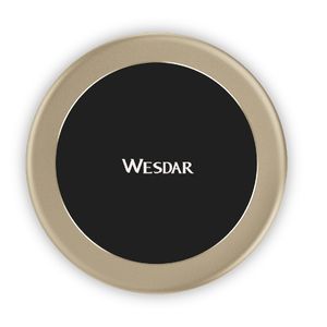 מטען אלחוטי עגול אלומיניום דק Wesdar WX2