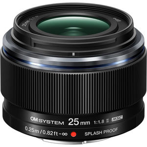 ‏עדשה OM SYSTEM M.Zuiko Digital 25mm f/1.8 II