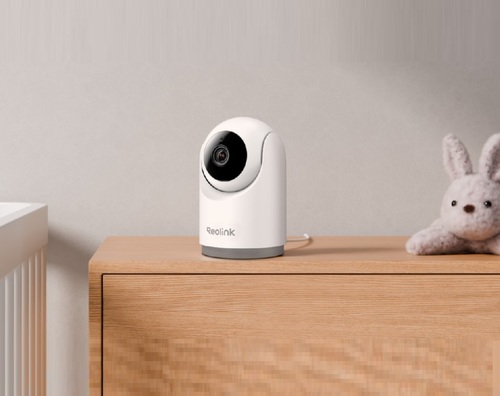 מצלמת אבטחה WiFi 6 פנימית ממונעת 5MP עם זיהוי בכי - Reolink E331