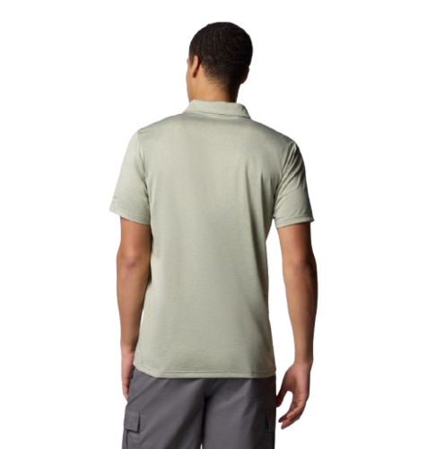 חולצת פולו לגבר Hike Polo ירוקה - Columbia