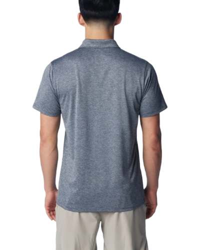 חולצת פולו לגבר Hike Polo נייבי מלאנג' - Columbia