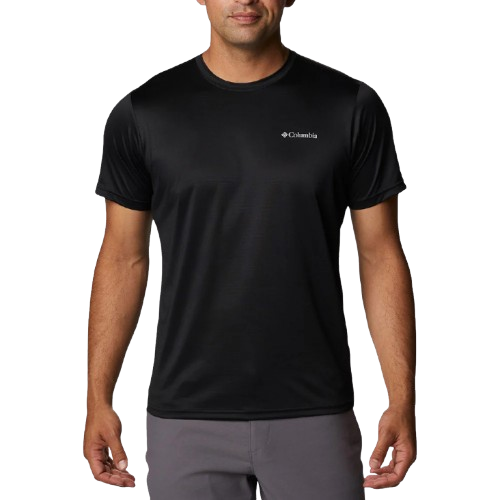 חולצה קצרה גברים Hike Crew שחורה – Columbia