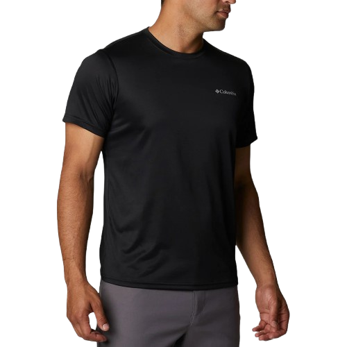חולצה קצרה גברים Hike Crew שחורה – Columbia
