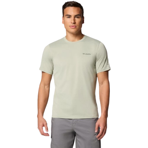 חולצה קצרה גברים Hike Crew ירוקה – Columbia