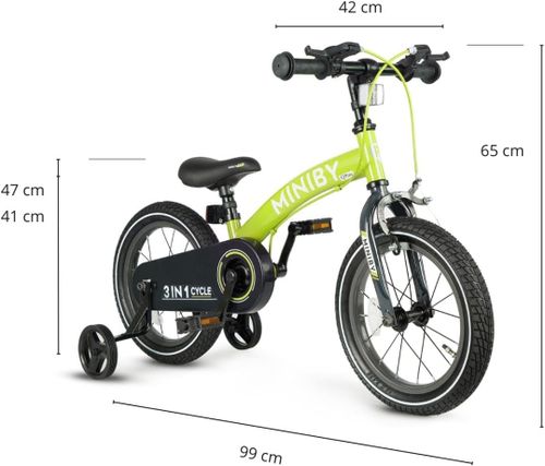 MINIBY 3in1 - אופני איזון 