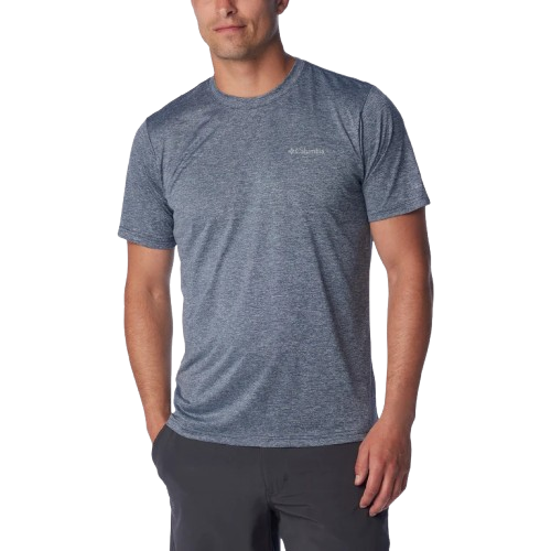 חולצה קצרה גברים Hike Crew נייבי מלאנג' – Columbia