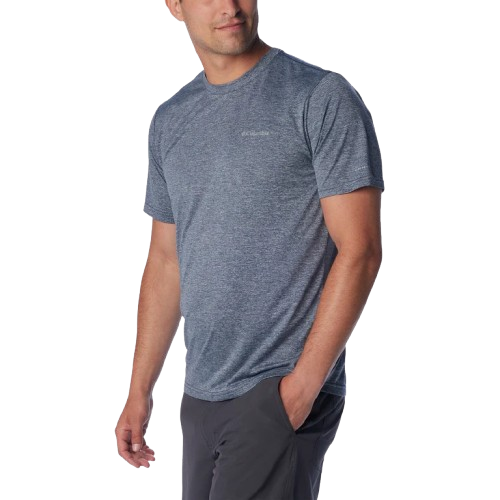 חולצה קצרה גברים Hike Crew נייבי מלאנג' – Columbia