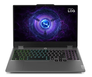 מחשב גיימינג נייד Lenovo LOQ 15IRX10 עם מסך 15.6" FHD 144Hz מעבד Intel Core i7-13650HX זיכרון 32GB וכרטיס מסך GeForce RTX 5060 8GB