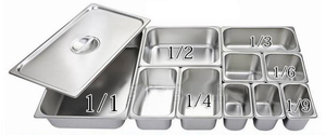 גסטרונום נירוסטה גודל 1/6 176X162