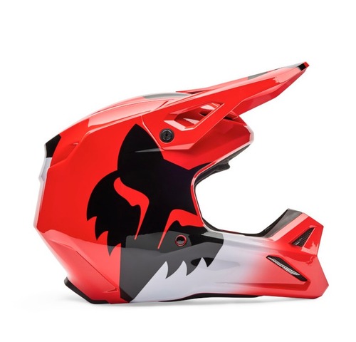 קסדת ילדים פוקס אדום - FOX YTH V1 SHIELD V26