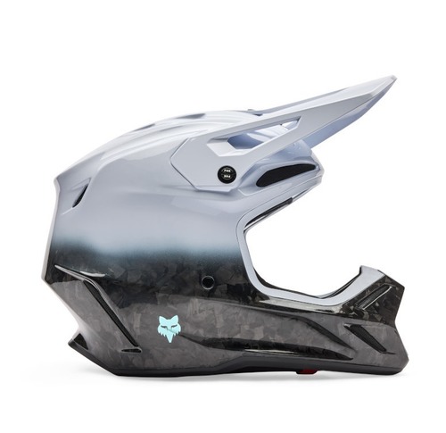 קסדת פוקס קרבון לבן - FOX V3 RS GHOST V26