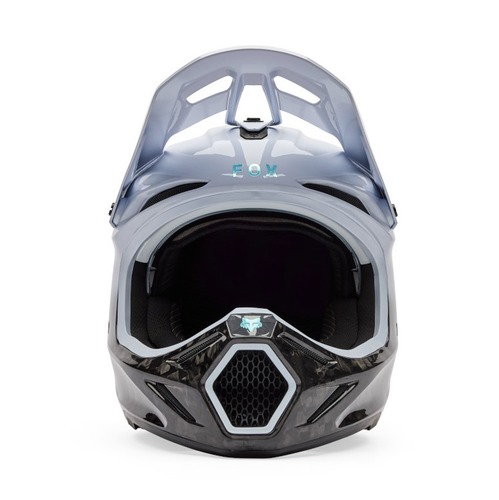 קסדת פוקס קרבון לבן - FOX V3 RS GHOST V26