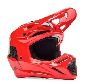 קסדת פוקס קרבון אדום - FOX V3 RS FRACTURE V26