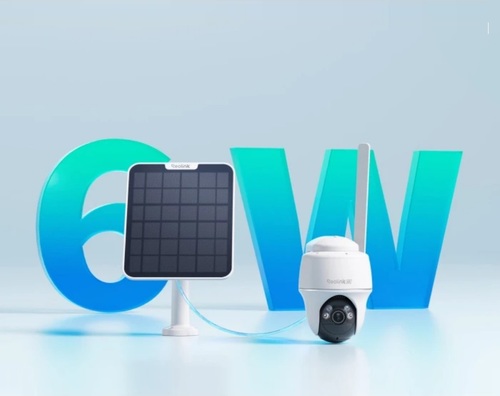 מצלמת אבטחה סלולרית 4G סולארית ממונעת 4K עם ראיית לילה בצבע - Reolink Go PT Ultra