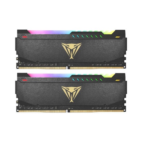 זיכרון למחשב נייח Viper RGB DDR4 בנפח 16GB (8GBX2) מבית PATRIOT דגם PVSR416G360C8K