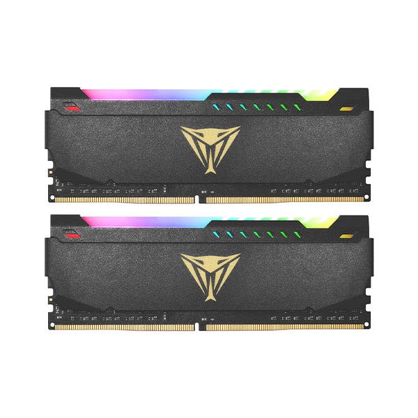 זיכרון למחשב נייח Viper RGB DDR4 בנפח 16GB (8GBX2) מבית PATRIOT דגם PVSR416G360C8K
