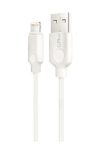כבל טעינה USB לאייפון 3A לבן 2 מטר
