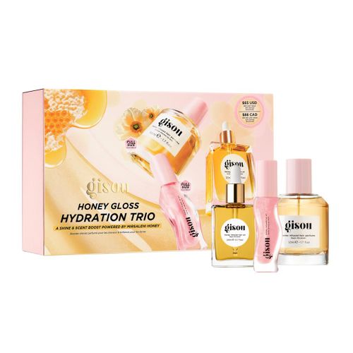 מארז הדבש של גיסו Gisou Honey Gloss Hydration Trio