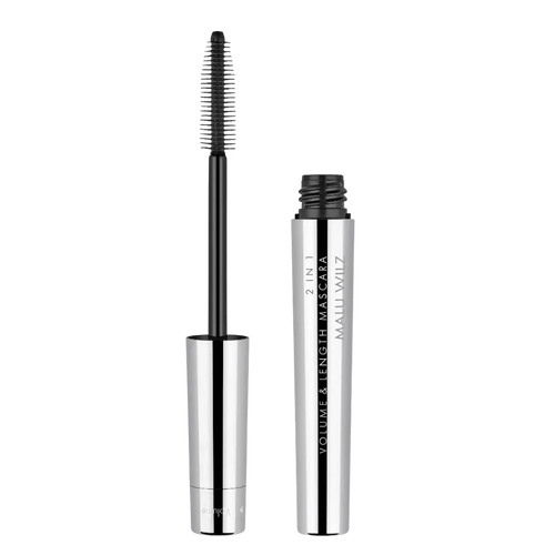 מסקרה מעבה ומאריכה מלו ווילז Malu Wilz 2IN1 VOLUME & LENGTH MASCARA