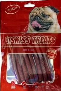 ביסקיס חטיף מקלוני בקר לכלב 80 גרם | Biskiss Beef Sticks Dog Treats 80g