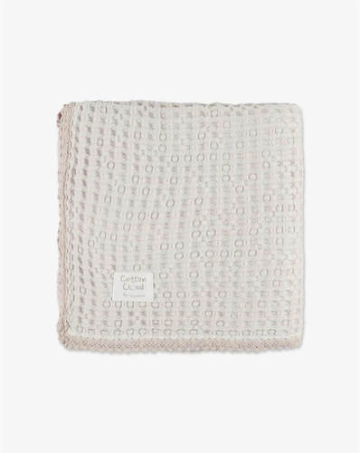 שמיכת פיקה לתינוק Cotton Cloud ורוד Minene