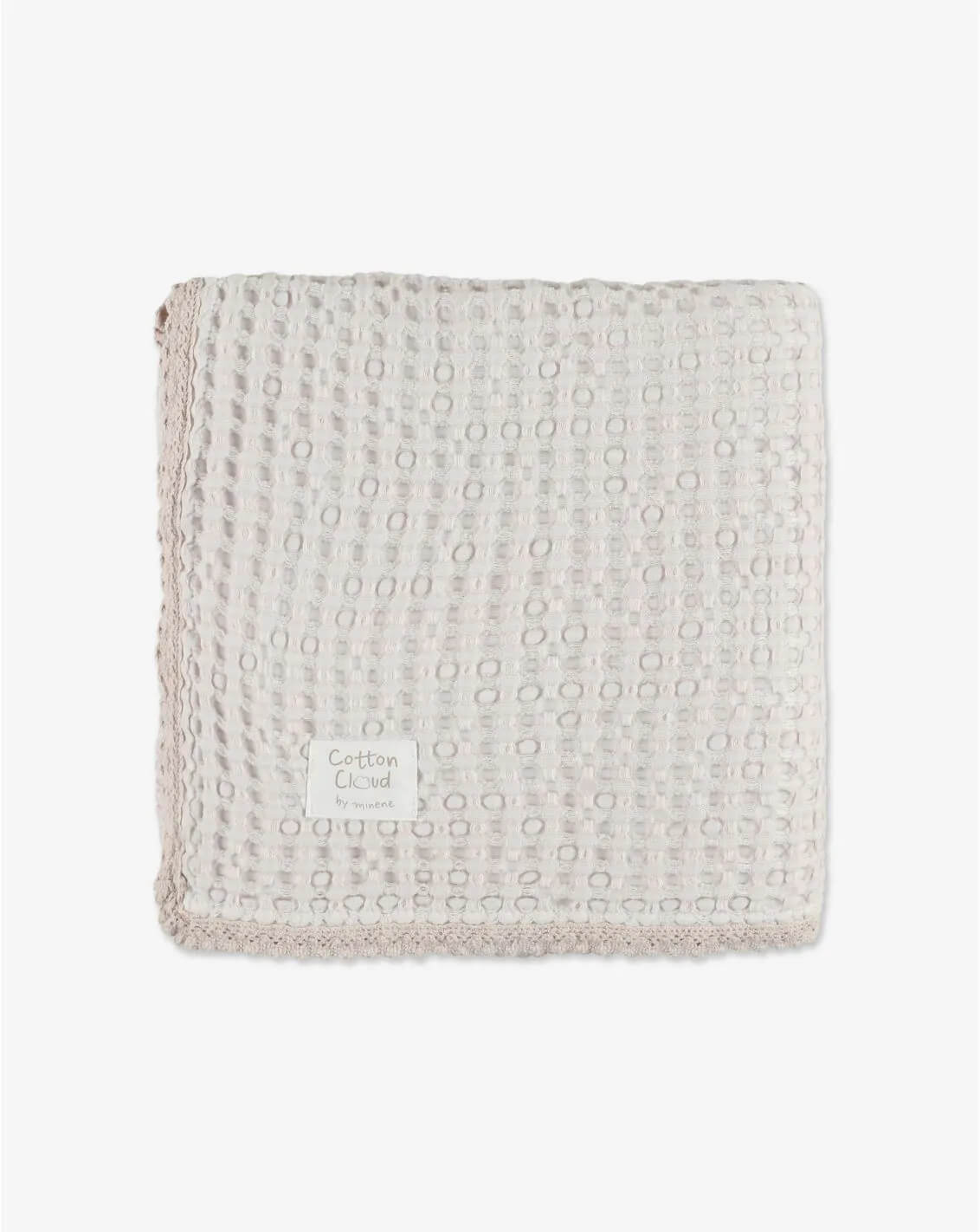 שמיכת פיקה לתינוק Cotton Cloud ורוד Minene