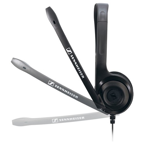 אוזניה חוטית עם מקרופון למחשב sennheiser PC2 Chat