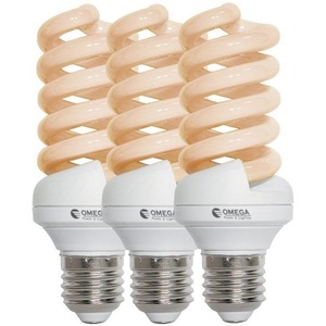 שלישיית נורות CFL בסיס Omega E27