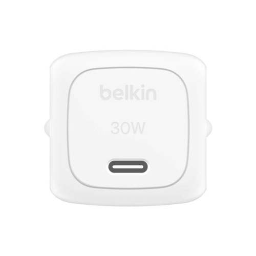  מטען קיר קומפקטי Belkin BoostCharge USB-C 30W + כבל belkin WCA008kq1MWH-B5 