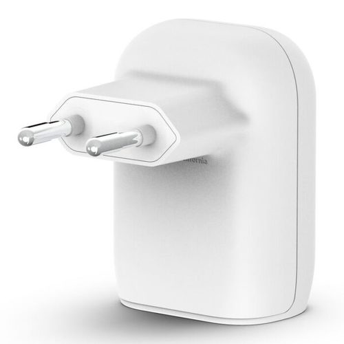  מטען קיר כפול Belkin Boost Charge Wall Charger 32W צבע לבן Belkin Wall Charger 