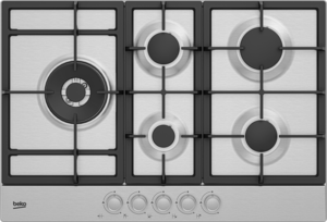 BEKO כיריים גז 75 ס"מ HIAL752205SX