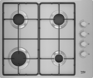 BEKO כיריים גז 60 ס"מ HIGG64124SX