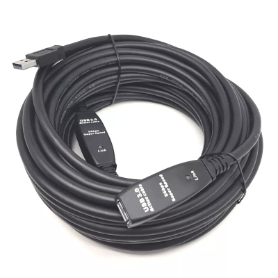 כבל USB 3.0 מאריך אקטיבי Gold Touch CH-USB3-20EX-IC זכר-נקבה / 20 מטר