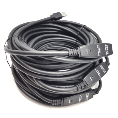 כבל USB 3.0 מאריך אקטיבי Gold Touch CH-USB3-20EX-IC זכר-נקבה / 20 מטר