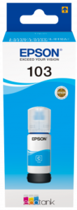 בקבוק דיו כחול מקורי EPSON 103 65ml C13T00S24A (7,500 דפים)