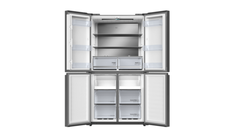 BEKO מקרר 4 דלתות 601 ליטר בגוון נירוסטה GN91601XP