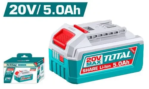 סוללת ליתיום נטענת 20V 5Ah מסדרת P20S דגם TFBLI2053 TOTAL