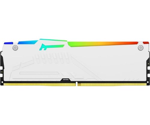 זכרון לנייח לבן | Kingston Fury Beast RGB | 32GB 2X16 | DDR5 | 6000Mhz C3
