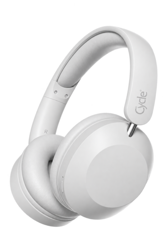 אוזניות אלחוטיות CYCLE FIT Over-Ear מתקפלות -  לבן 