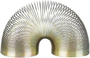 קפיץ סלינקי מתכת בקוטר 5.5 ס"מ בשלל עיצובים וציורים