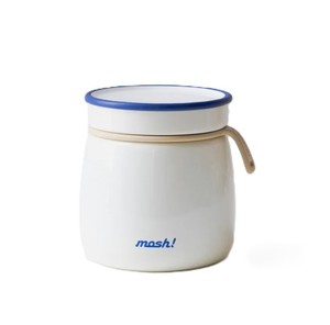 MOSH קופסת אוכל תרמית 480 מ"ל- לבן