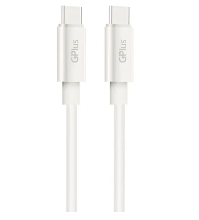 כבל טעינה TYPE C אורך 1 מטר 40W לבן