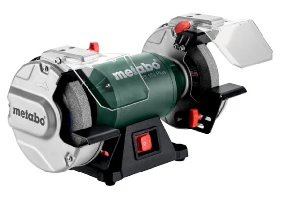 משחזת שולחן Metabo DS 150 Plus דגם 604160000 עם תאורת LED גלגלי 150 מ"מ 400W