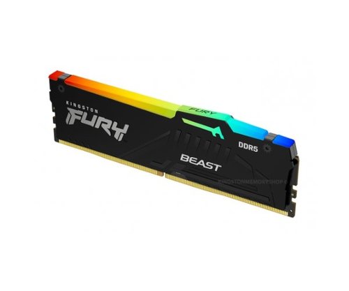 זכרון לנייח | Kingston Fury Beast RGB | 32GB 2X16 | DDR5 | 6800Mhz C34