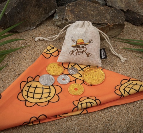 סט בנדנה ומטבעות ברי של נאמי – וואן פיס Netflix | Nami Bandana & Berry Coins Set – One Piece Netflix