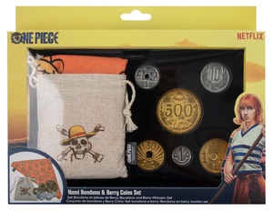 סט בנדנה ומטבעות ברי של נאמי – וואן פיס Netflix | Nami Bandana & Berry Coins Set – One Piece Netflix