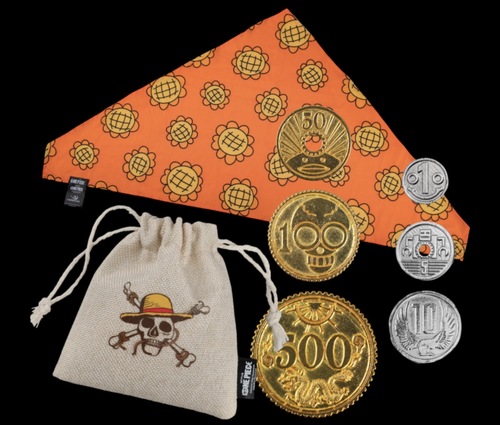 סט בנדנה ומטבעות ברי של נאמי – וואן פיס Netflix | Nami Bandana & Berry Coins Set – One Piece Netflix