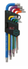 סט מפתחות טורקס (Torx) ארוך צבעוני 9 יח' T10-T50 דגם B.Tech 0502720