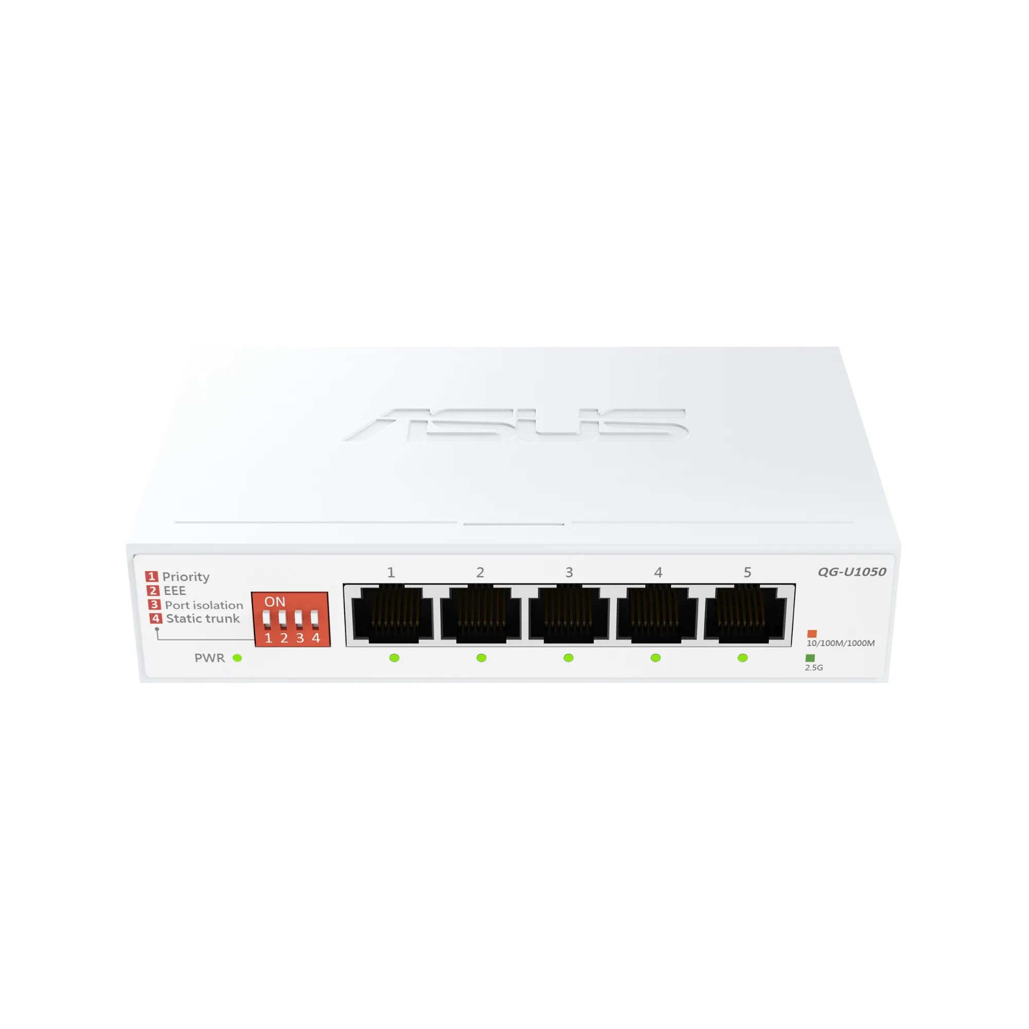 מתג לא מנוהל Asus QG-U1050 5-Port 2.5G